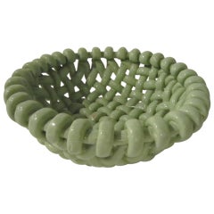 Woven Glazed Ceramic Bowl By Jerome Massier 12