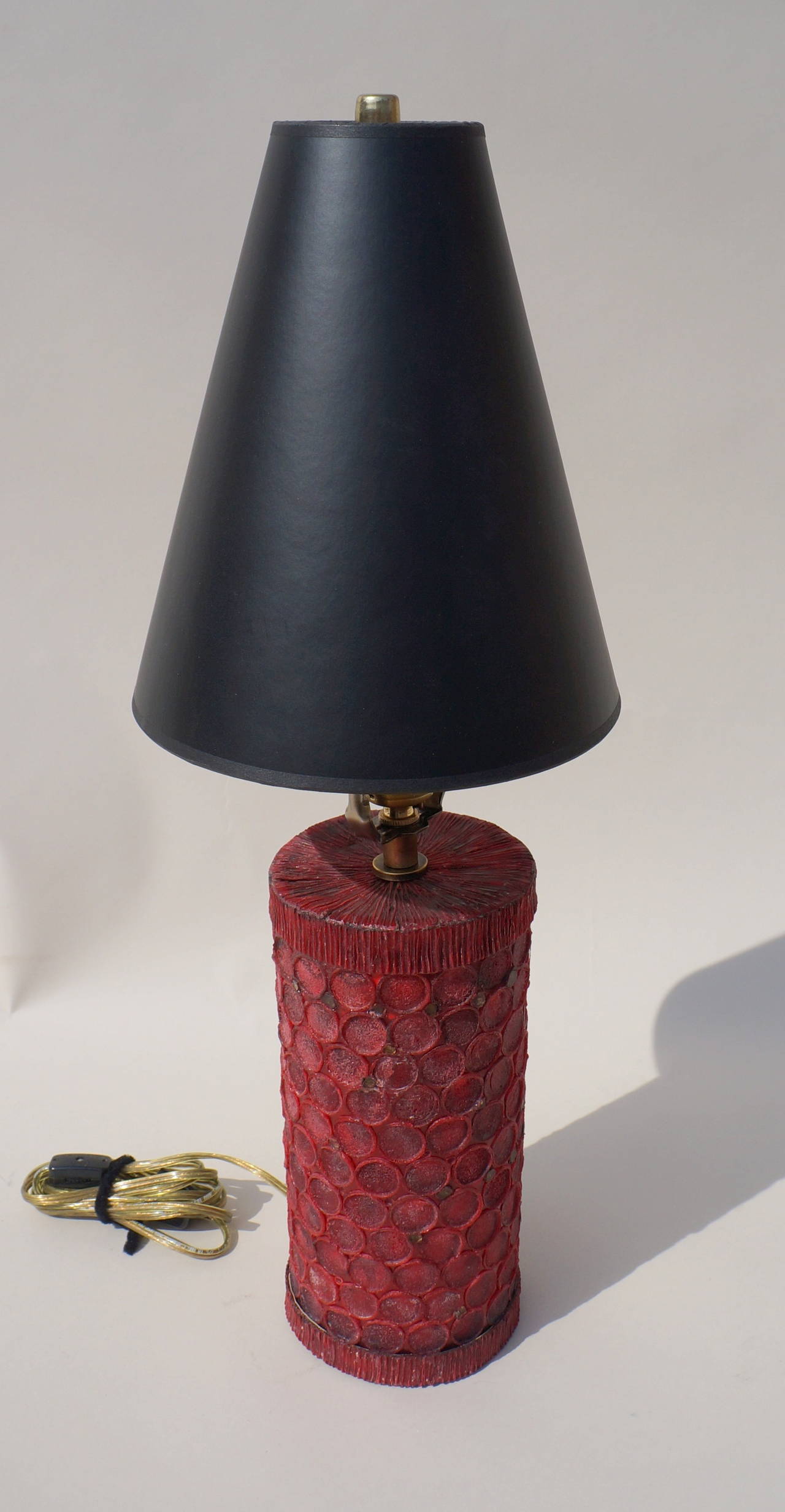 Table lamp in the manner of Line Vautrin. Located in NY. Rewired.