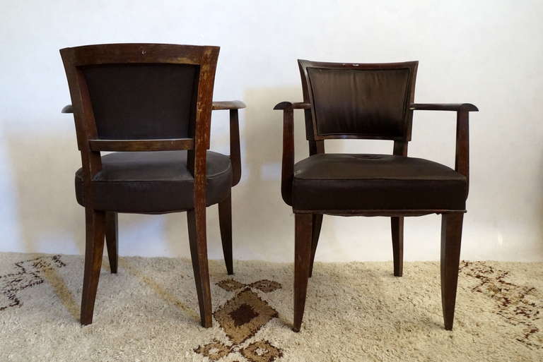 Mid-20th Century Pair of 1930s Bridge Chairs For Sale