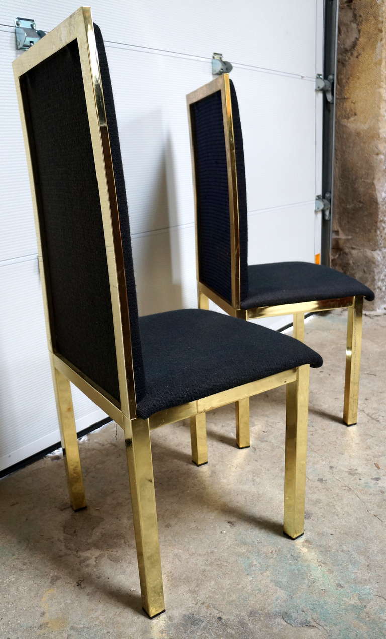 Late 20th Century Set of Six Dining Chairs, circa 1970s