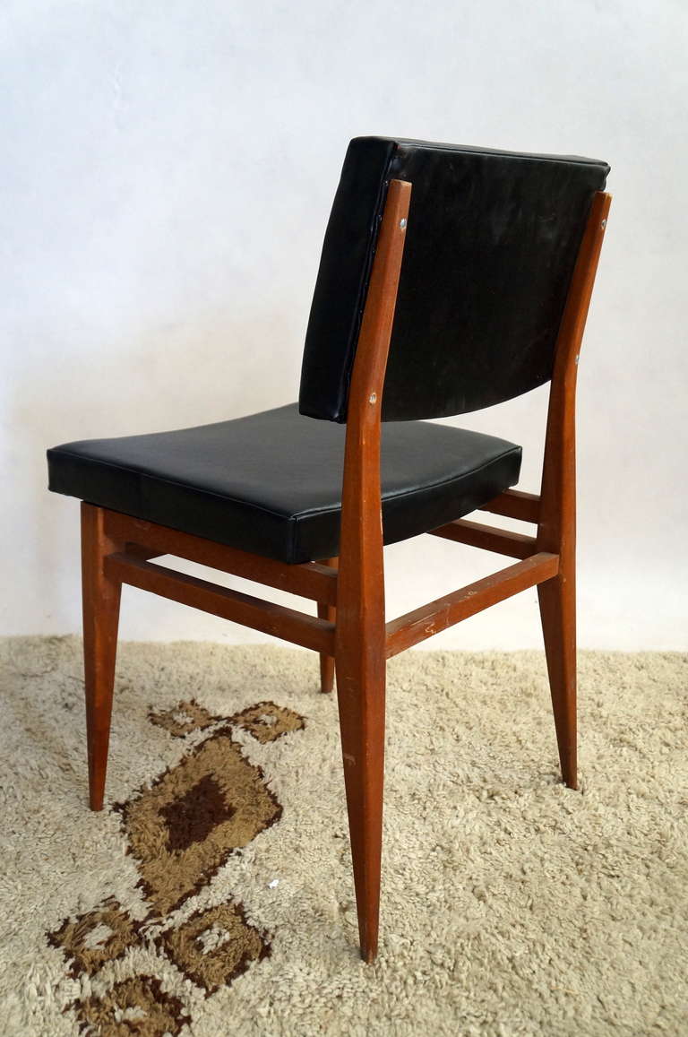 Rosewood Set of Ten Chairs, 1950s For Sale