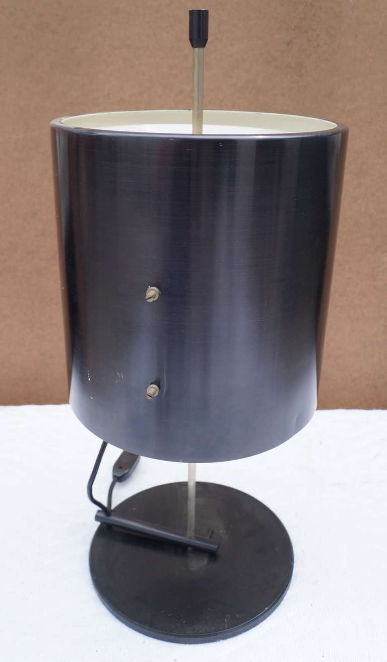 Metal Adjustable Black Table Lamp For Sale