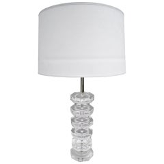 Lucite Table Lamp