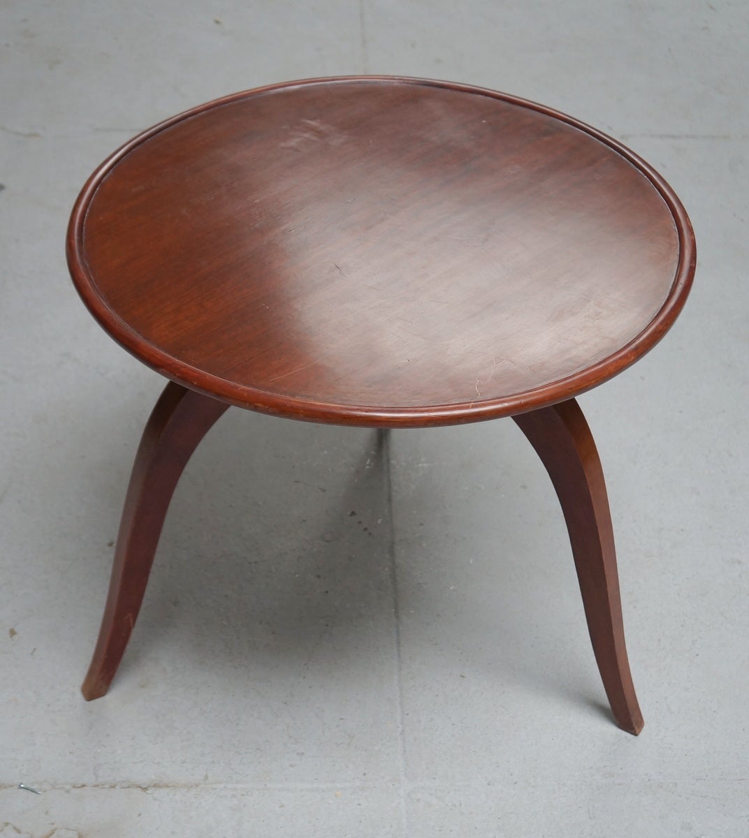 French Mahogany Art Deco Gueridon in the Manner of Porteneuve For Sale