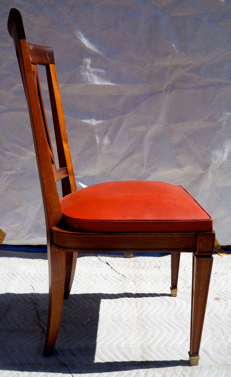 Ensemble de quatre chaises néoclassiques Bon état - En vente à Brooklyn, NY