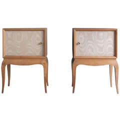 Pair of French 1950s Side Tables by Suzanne Guiguichon