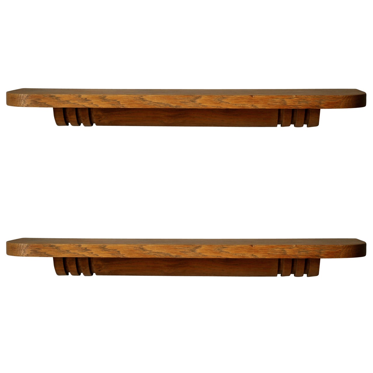Two French Art Deco Floating Shelves by Dudouyt at 1stDibs art deco