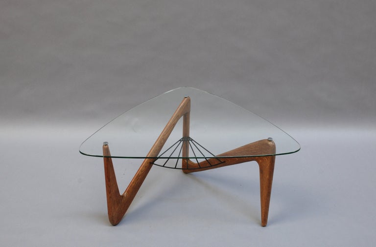 Mid-20th Century Fine French Art Deco Side Table by Louis Sognot For Sale