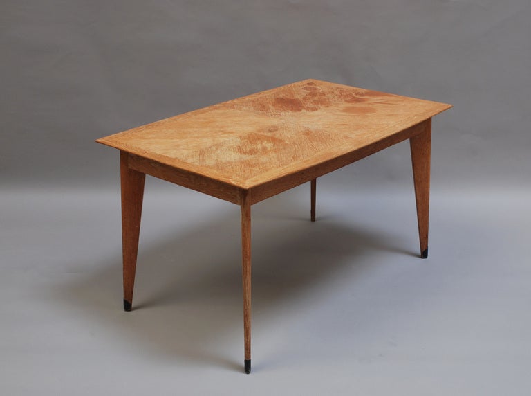 French 1950s Writing or Dining Table 1