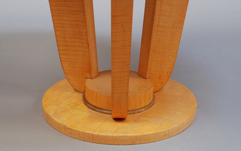 A Fine French Art Deco Sycamore Gueridon For Sale 2