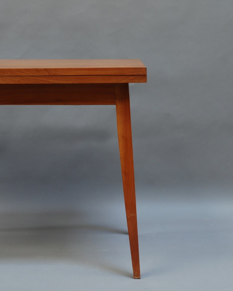 French 1950s Folding Table by Roger Landault 1