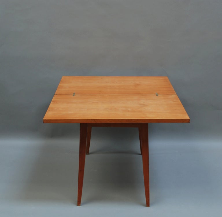 Mid-20th Century French 1950s Folding Table by Roger Landault