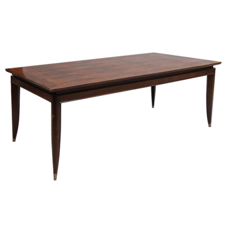 Large French Art Deco Dining Table at 1stdibs
