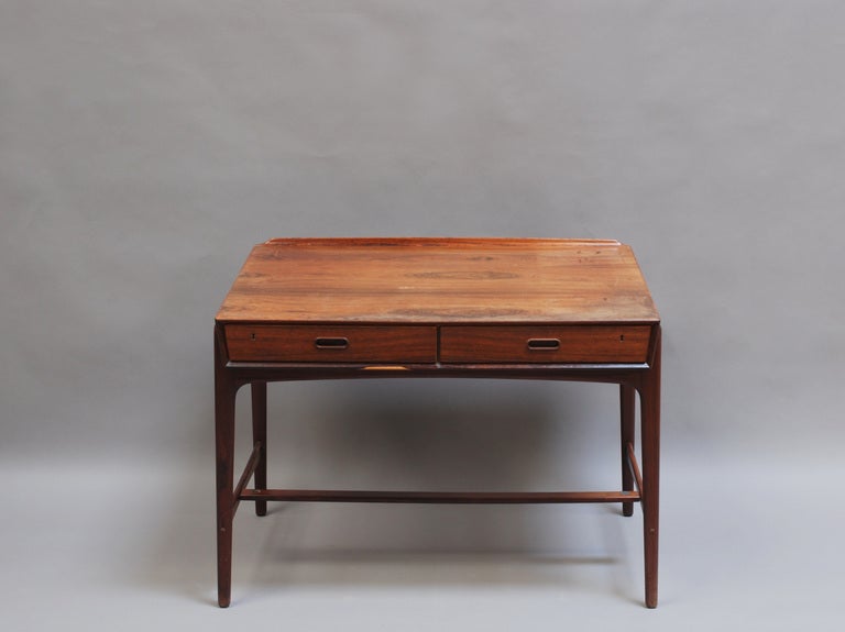 Danish1950's rosewood desk designed by Svend Age Madsen.
Edited by Sigurd Hansen Møbelfabrik