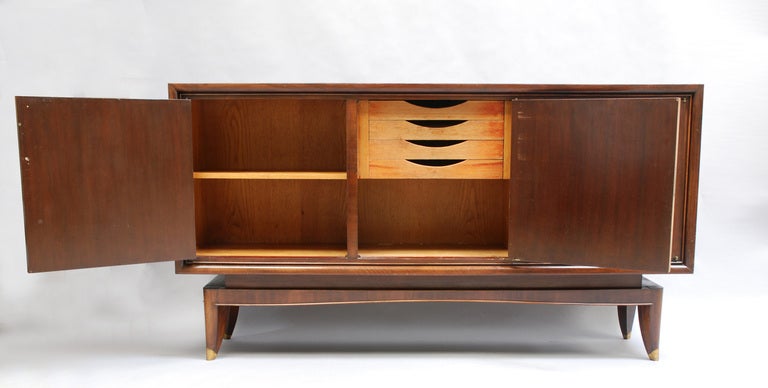 French Art Deco Sideboard with Parchment Details 4