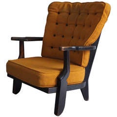Fauteuil français des années 1950 par Guillerme and Chambron