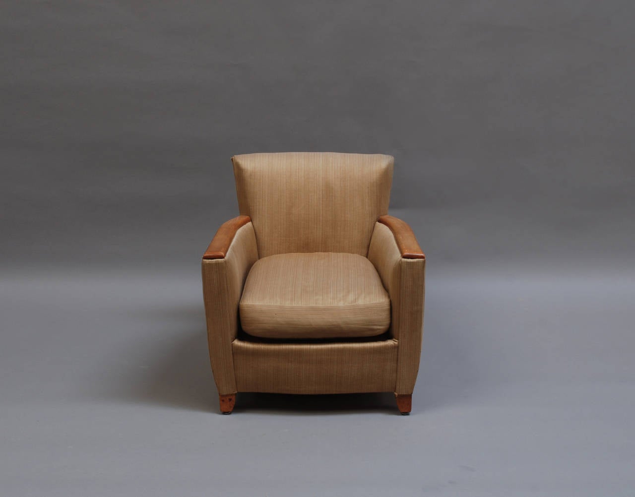 Mid-20th Century Pair of French Art Deco Armchairs