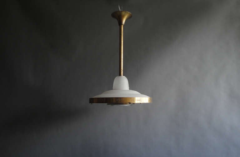 Rare Zodiacal Chandelier by Jean Perzel