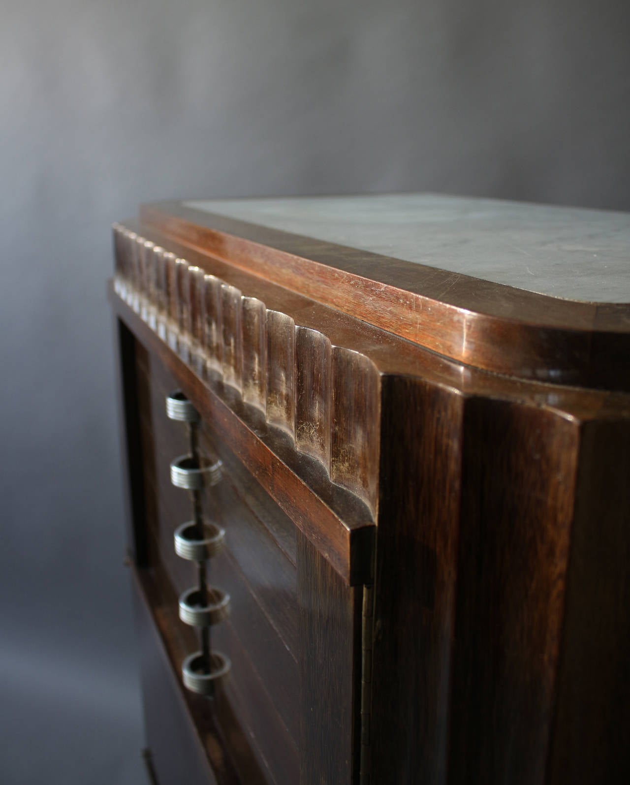 A Fine French Art Deco Silverware Cabinet by Christian Krass For Sale 5