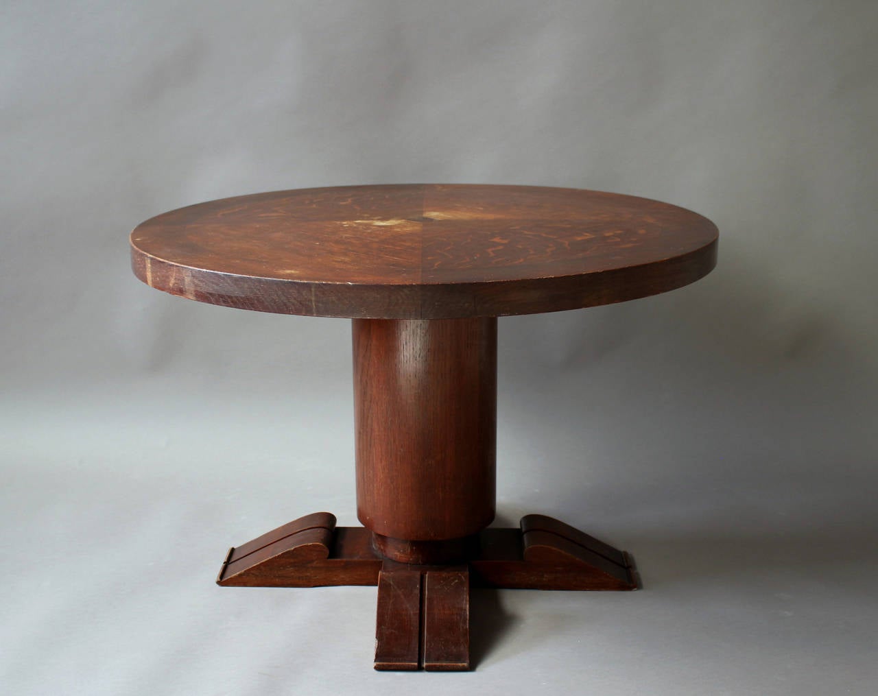 French Art Deco Height Adjustable Gueridon by Dudouyt In Good Condition In Long Island City, NY