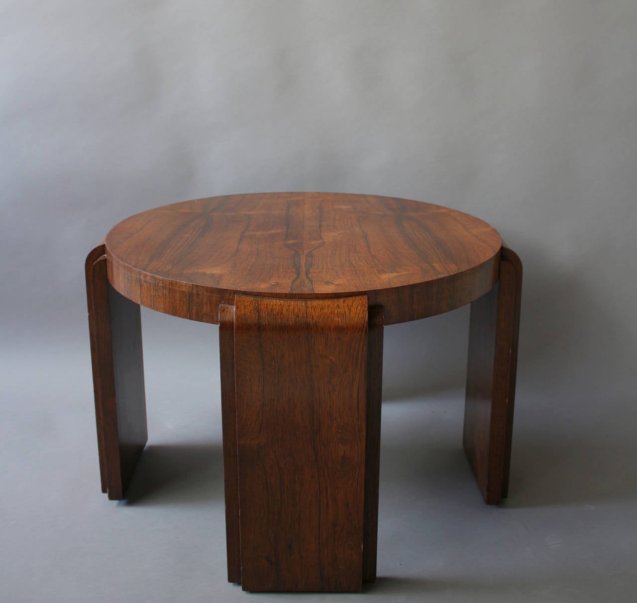 Mid-20th Century French Art Deco Rosewood Gueridon