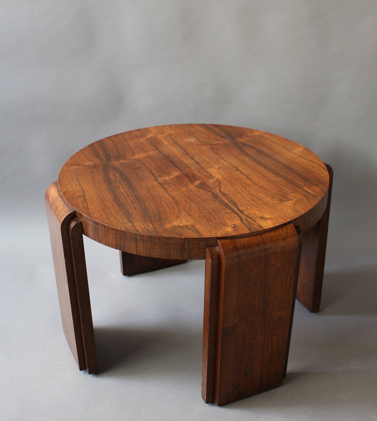 French Art Deco Rosewood Gueridon 1