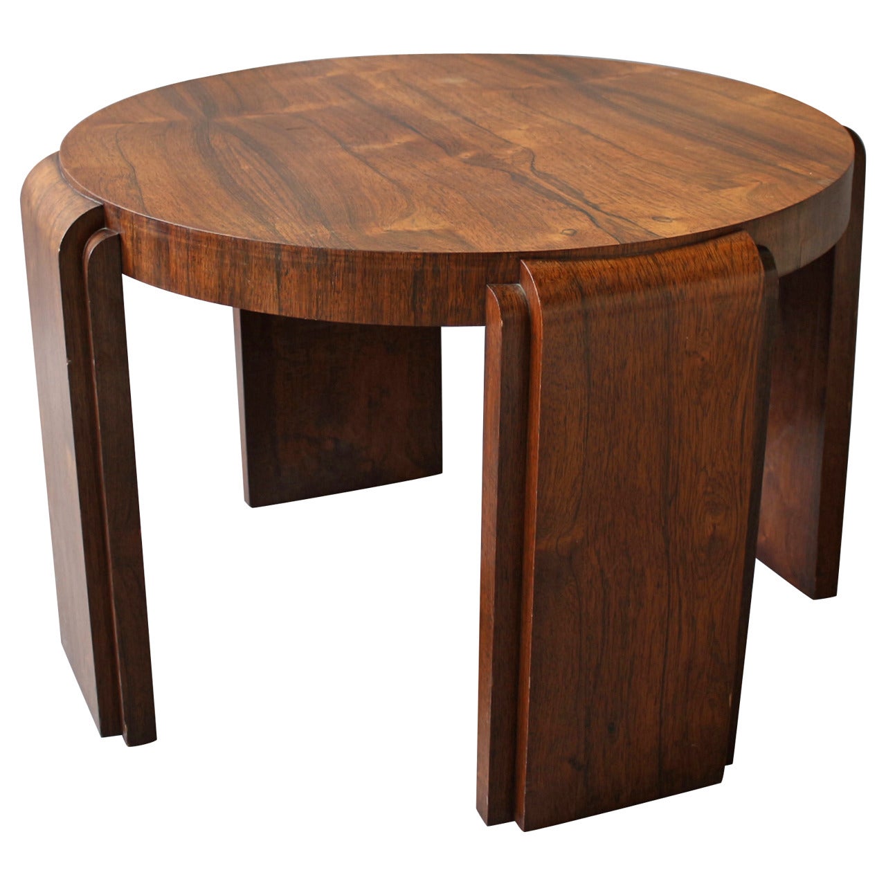French Art Deco Rosewood Gueridon