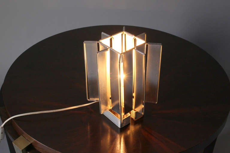 Pair of French 1970s Table Lamps by Max Sauze 4