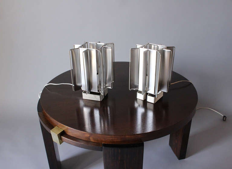 Pair of French 1970s Table Lamps by Max Sauze In Good Condition In Long Island City, NY