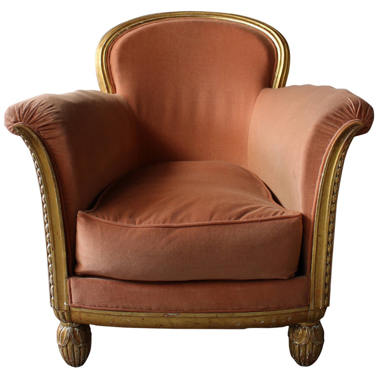 Four French Art Deco Club Armchairs For Sale at 1stdibs