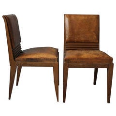 Five Fine French Art Deco Chairs