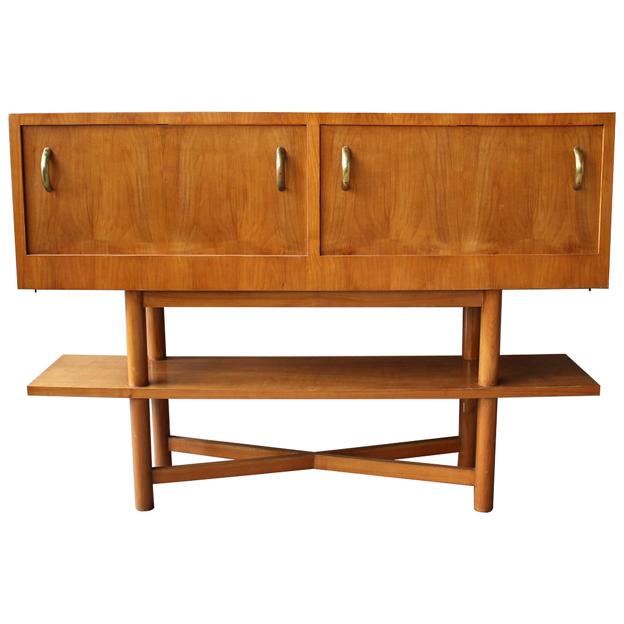 Fine French 1950s Cherry Bar by Suzanne Guiguichon For Sale
