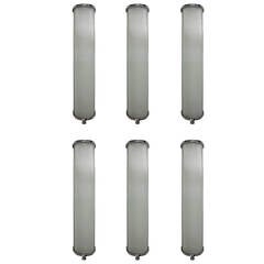 Six French Art Deco Sconces by Petitot