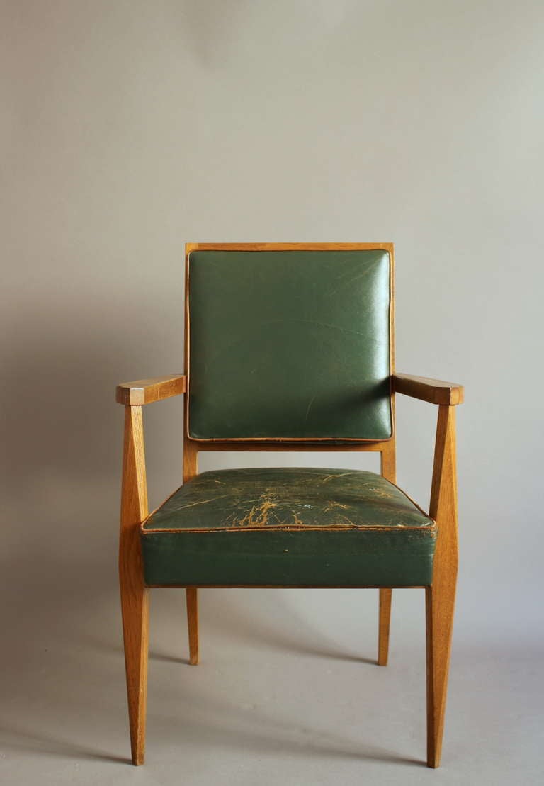 Art Deco Pair of Armchairs by Maxime Old