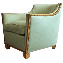 A Fine French Art Deco Armchair by Dominique 