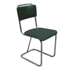 Set of Six Chrome Tubular Steel Chairs