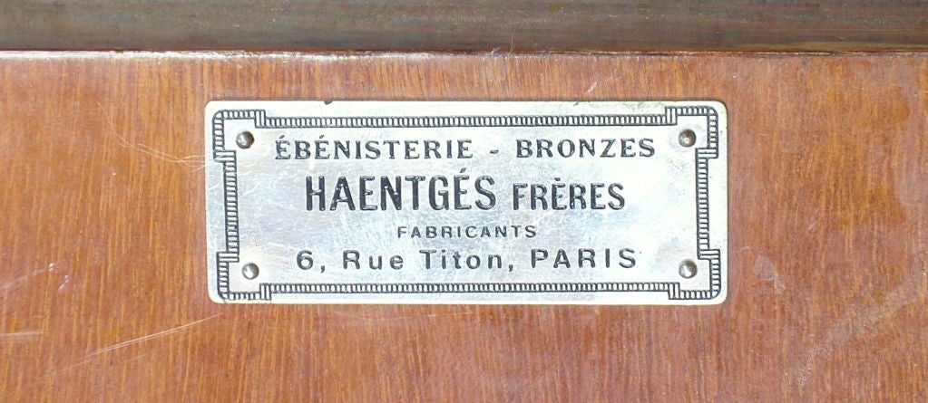 Fine French Art Deco Cabinet or Bar by Haentgés 6