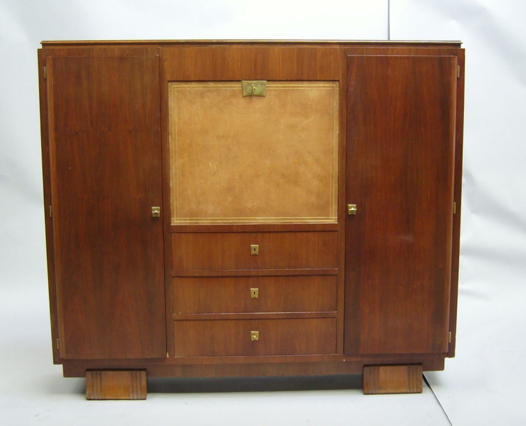 Fine French Art Deco Cabinet or Bar by Haentgés In Good Condition In Long Island City, NY