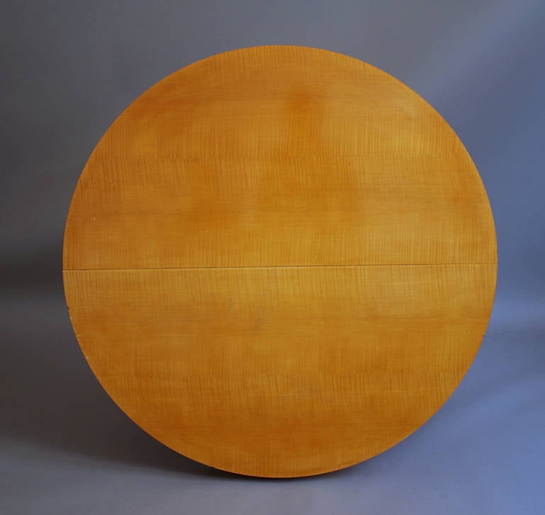 Mid-20th Century French 1950s Round Table by Verot & Clement