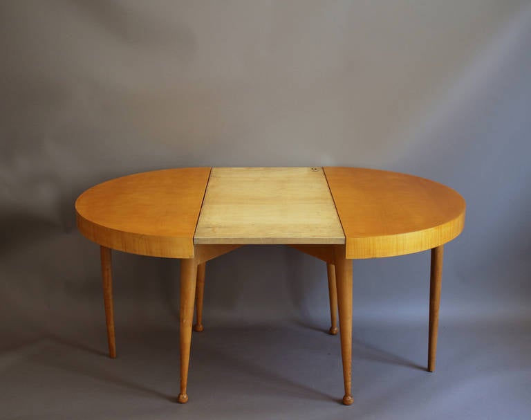French 1950s Round Table by Verot & Clement 2