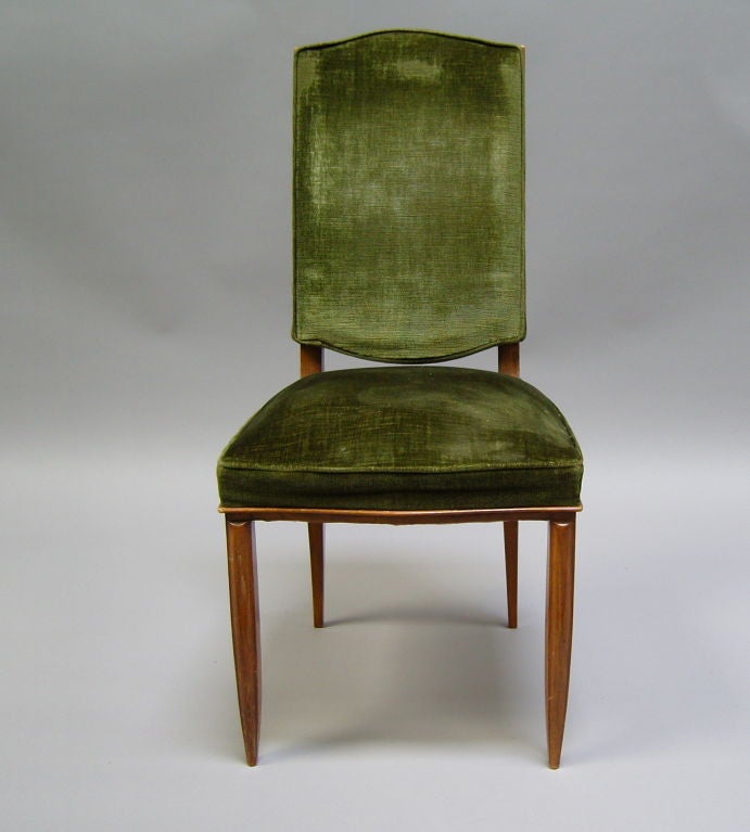 Set of Eight Chairs by Maurice Champion