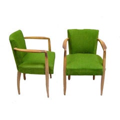 Set of Six French Art Deco Armchairs