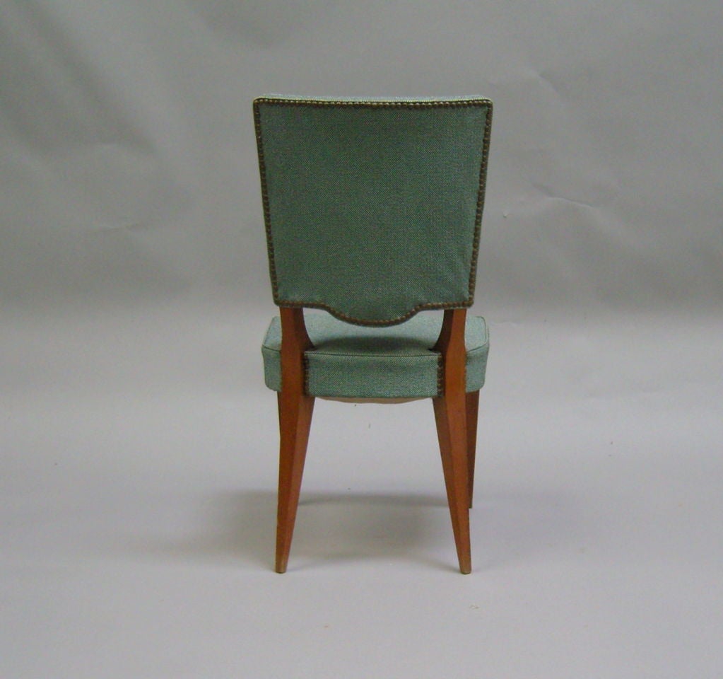 Set of Eight French 1950's Chairs 1