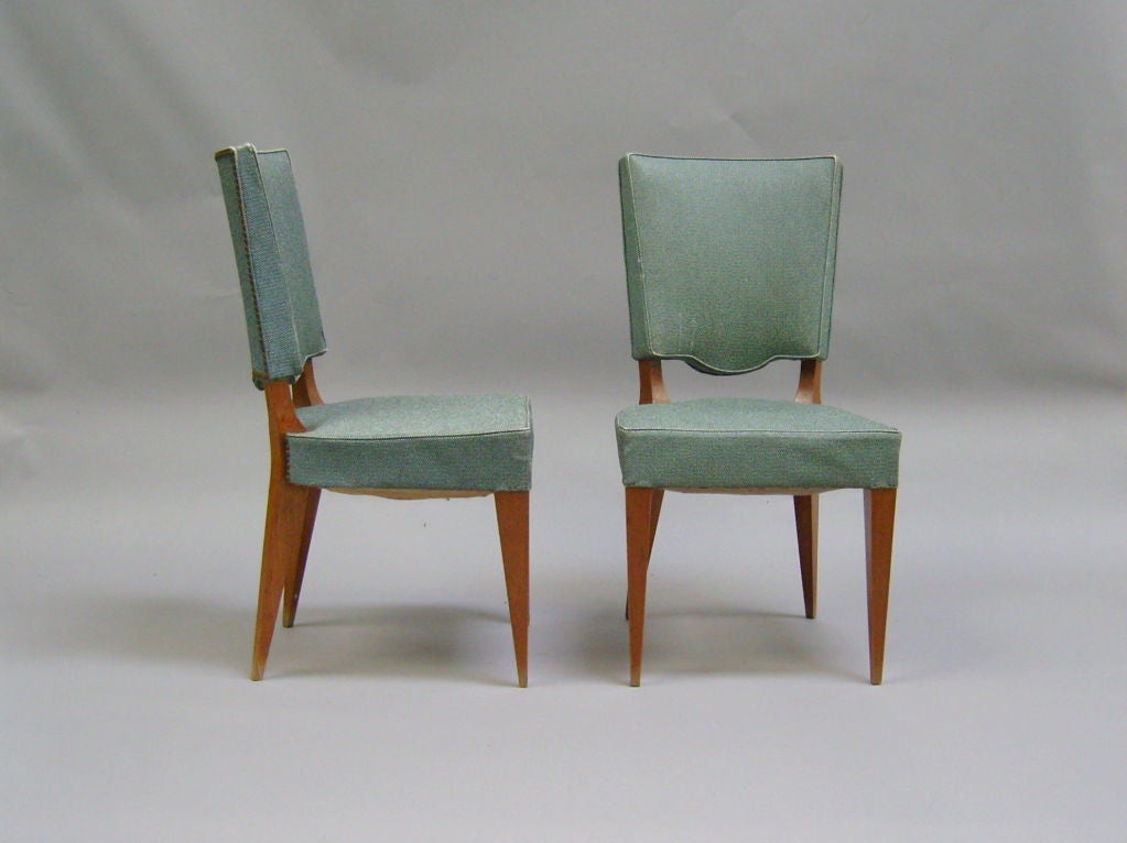 Set of Eight French 1950's Chairs 2