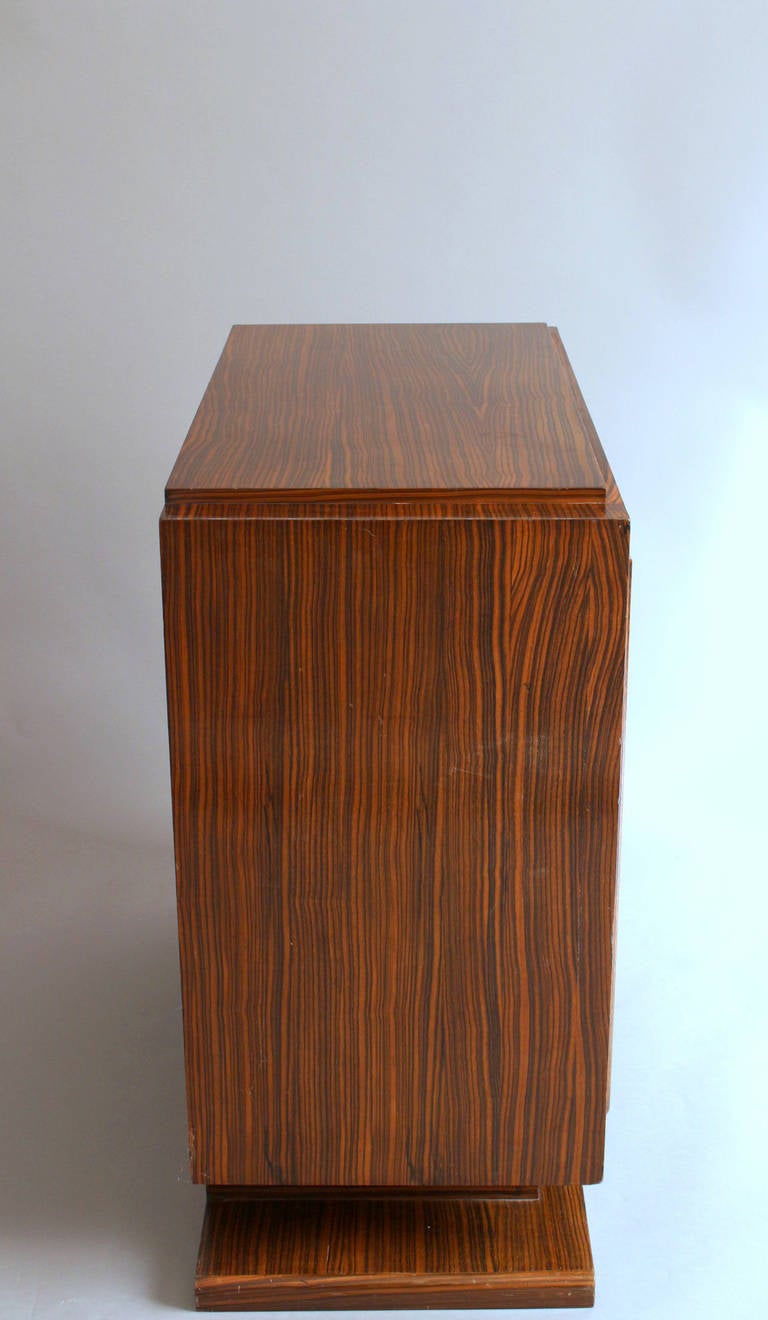 Small French Art Deco Rosewood Commode 2