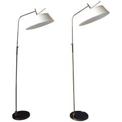 Two Fine 1950s French Floor Lamps by Lunel 5