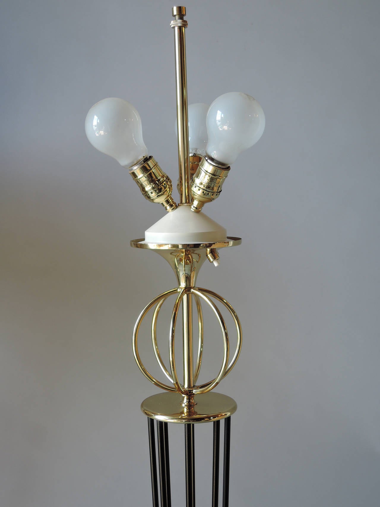 Pair of French 1950s Floor Lamp by Arlus 4