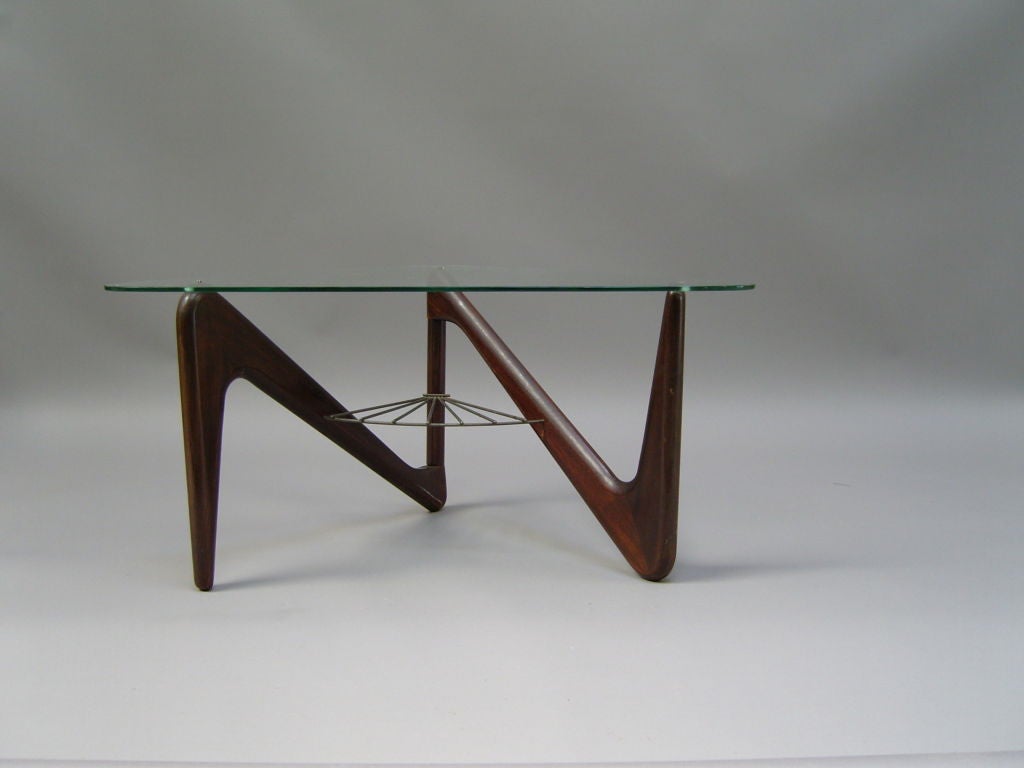 Mid-20th Century 2 fine French art Deco Side Tables attributed to Louis Sognot