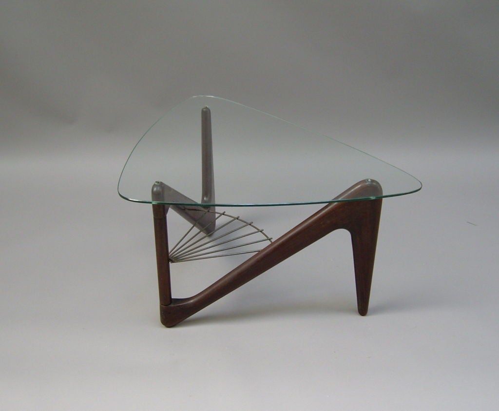 2 fine French art Deco Side Tables attributed to Louis Sognot 2