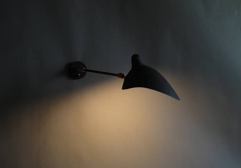 French Original 1950s Sconce by Serge Mouille For Sale 2